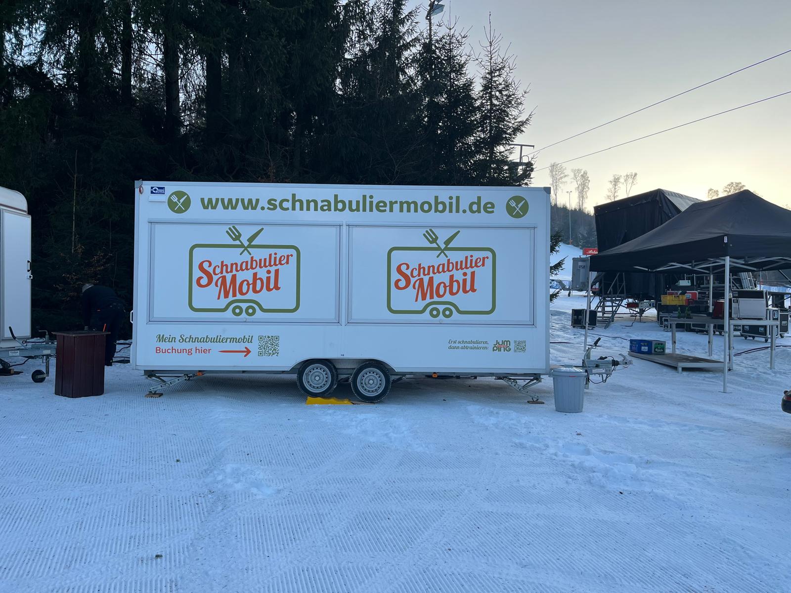 Schnabuliermobil im Winter